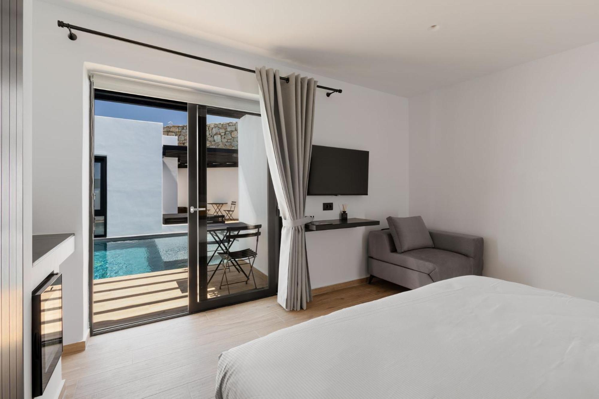 Laguna Suites In Mazera Mykonos Mykonos Town Exteriör bild